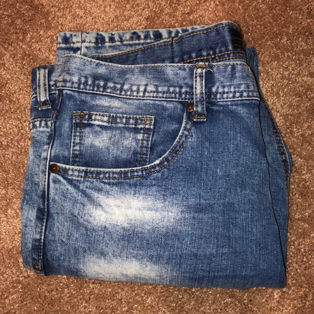 Men’s Acid Wash Jeans
